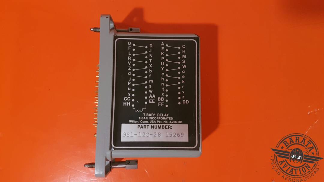 T-BAR/ LEARJET RELAY P/N: 981-12C-28