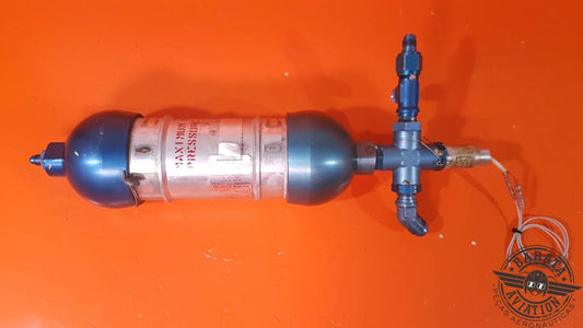 TELEDYNE / SPRAGUE HYDRAULIC ACCUMULATOR ASSY  P/N  60001-3
