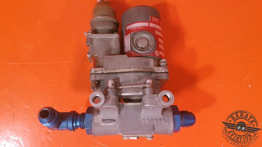ITT AEROSPACE FUEL SHUT OFF BALL VALVE 28 VDC P/N: AV16E1182