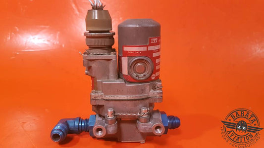ITT AEROSPACE FUEL SHUT OFF BALL VALVE 28 VDC P/N: AV16E1182