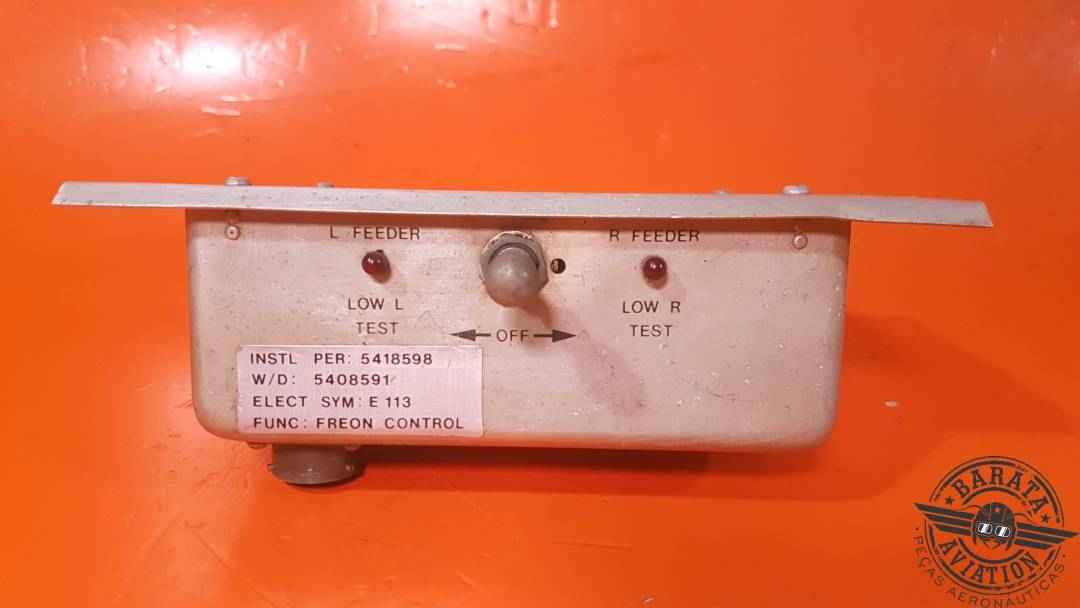 BOMBARDIER FREON RELAY BOX ASSY  INCLUDED: CONNECTORS AND WIRES P/N: 5418598-6