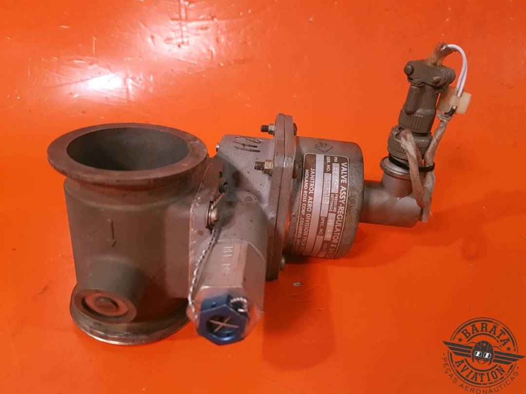 REGULATOR & SHUTOFF VALVE ASSY 28VDC - 35PSI P/N 23E64-2