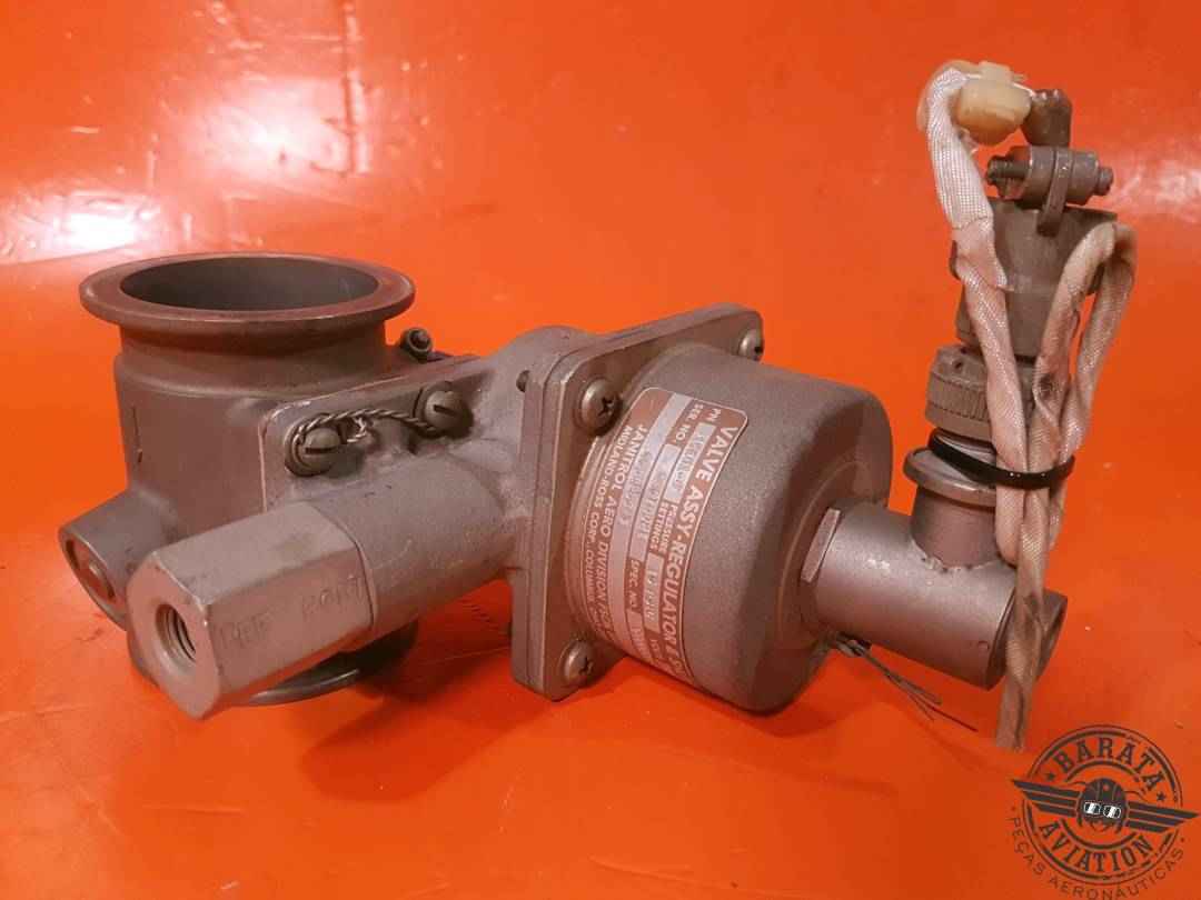 REGULATOR & SHUTOFF VALVE ASSY 28VDC - 15PSI P/N: 15E51-4
