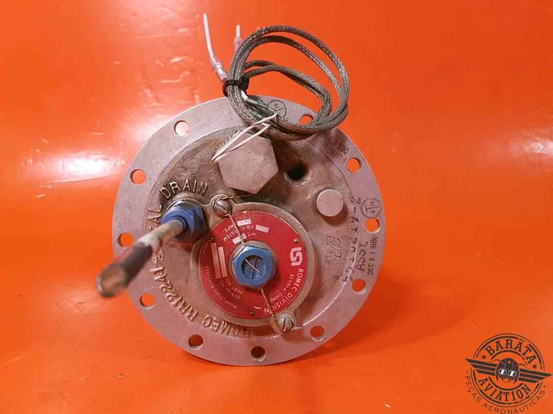ROMEC FUEL BOOST PUMP ASSY  26 VDC/9.5 AMPS P/N: RR12670L