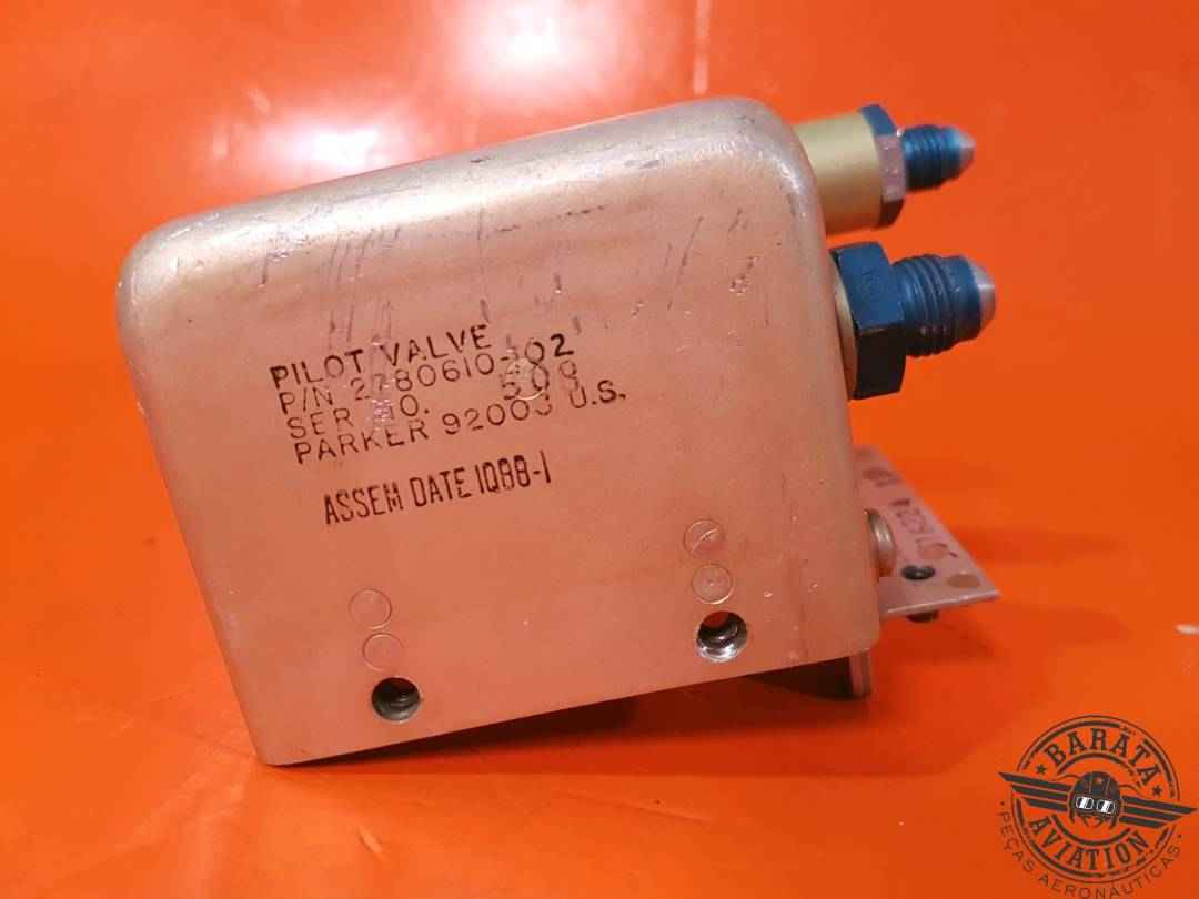 BOMBARDIER PILOT VALVE FUEL ASSY P/N: 2780610-102