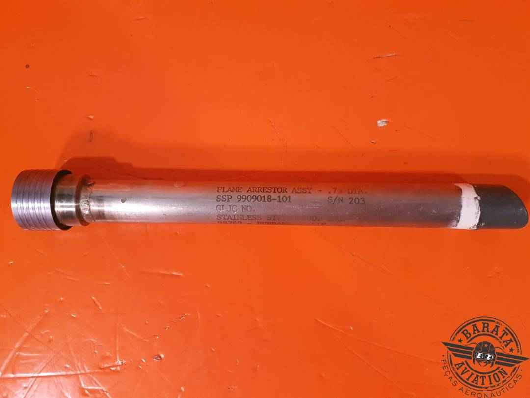 STAINLESS / BOMBARDIER FLAME ARRESTOR ASSY  P/N: 9909018-101