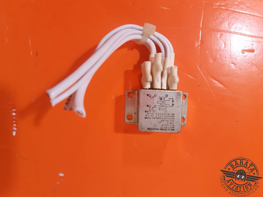 MS27743-17 RELAY 25 AMP POLARIZED STRUTHERS DUNN 28VDC