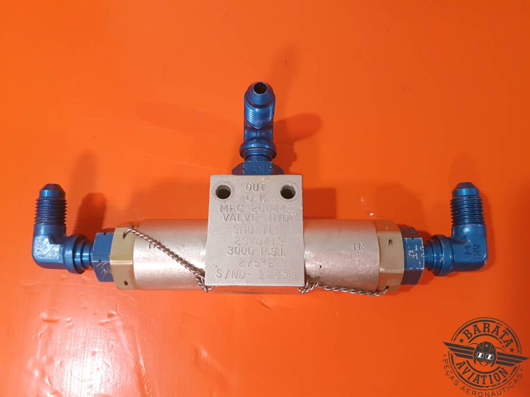 2SV0413 LEARJET VALVE ASSY - HYDRAULIC SHUTTLE