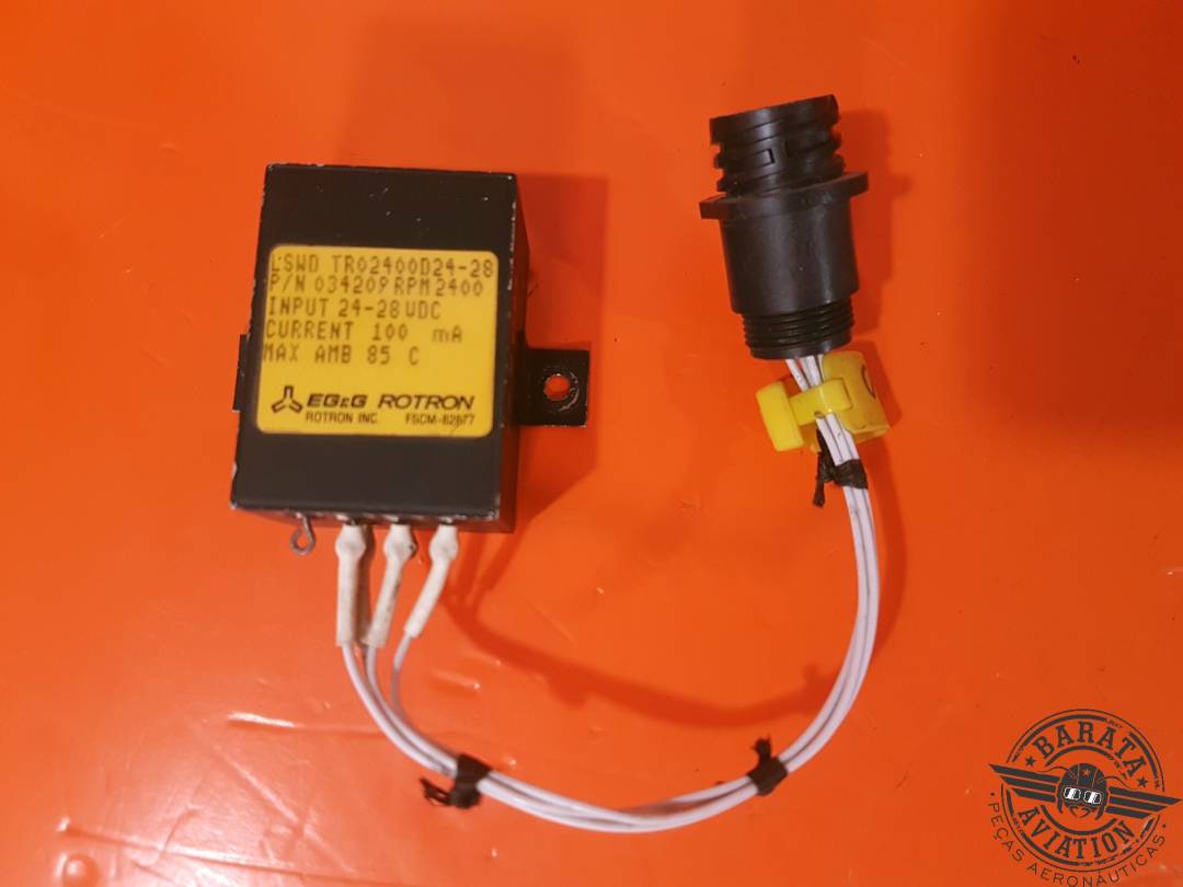 034209 ROTRON SENSOR 24/28 VDC W/ CONNECTOR AND WIRING
