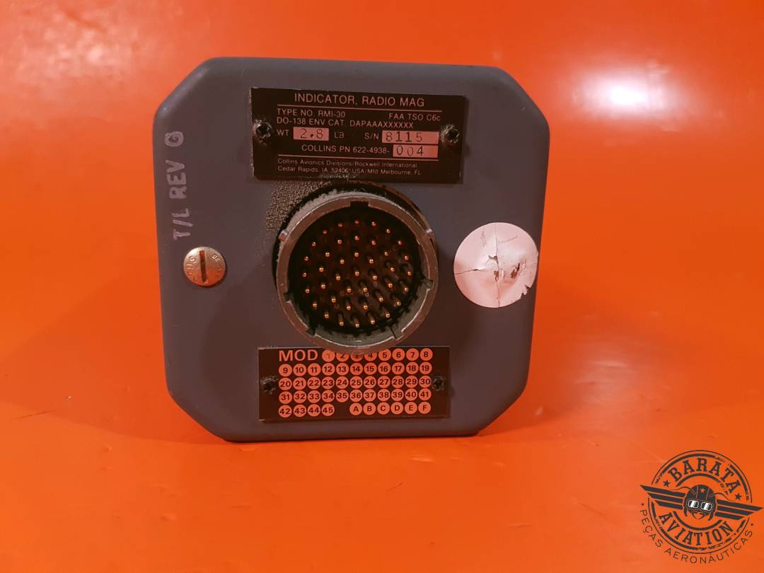 COLLINS RMI-30 INDICATOR, RADIO MAG P/N: 622-4938-004
