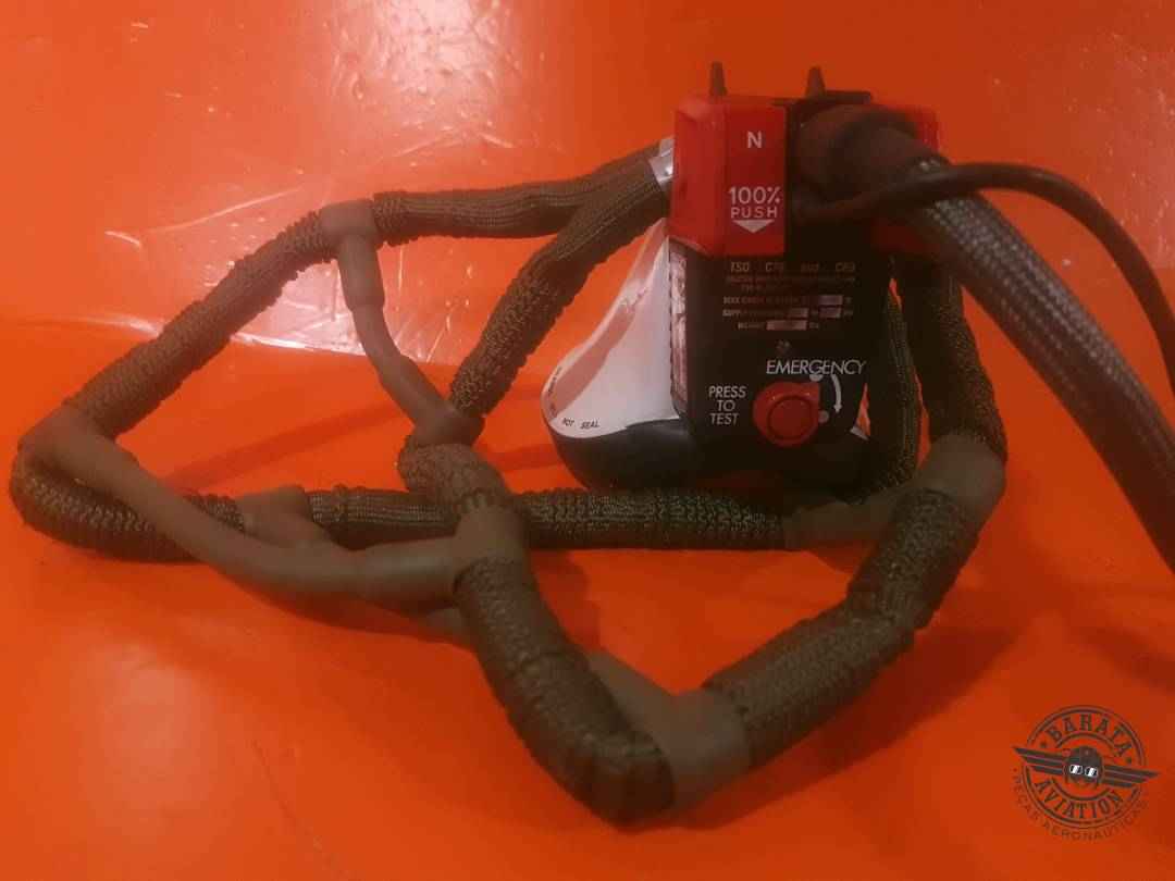 MC10-15-02 Eros Crew Oxygen Mask Assy - W/ Crackeds