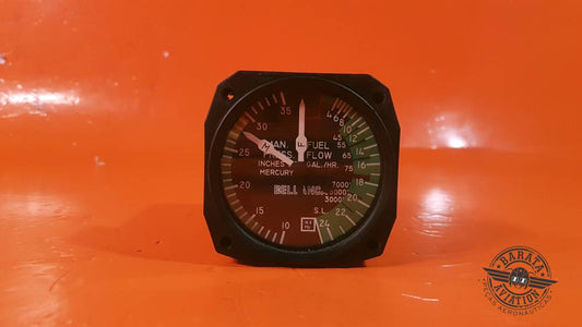 6331 United Manifold Pressure/Fuel Flow Indicator