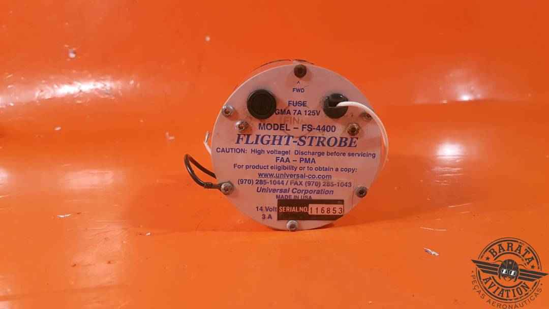 FS-4400 Universal Flight Strobe- 14 vdc