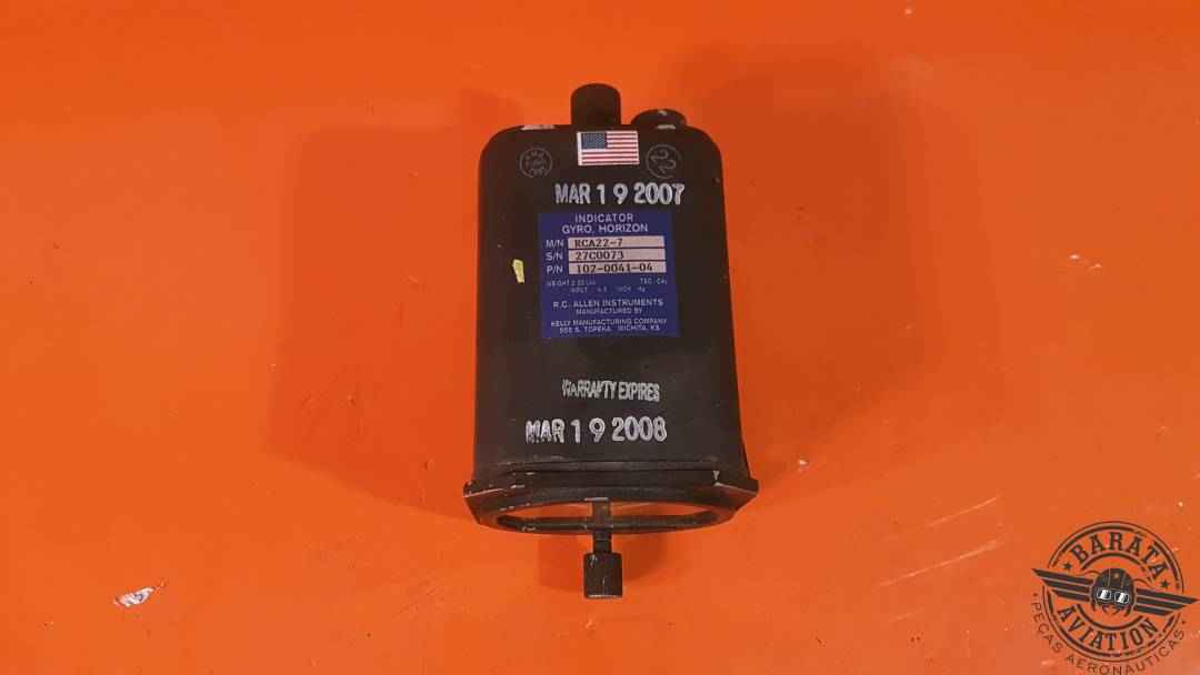 102-0041-04 Allen Gyro Horizon Attitude Indicator