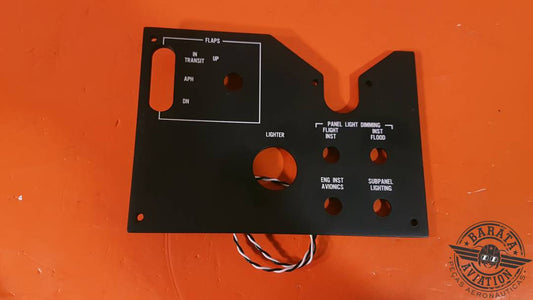 106-384013-1 Panel electroluminiscente Raytheon Beech - 115 V - 400 Hz R/H