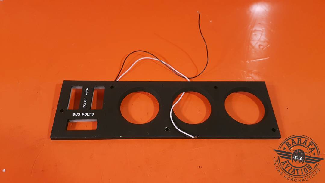 Beechcraft 106-384012-3 Edge Lighted Center Panel 28v - Bulbs partially working