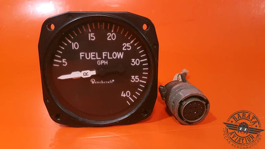 Medidor de flujo de combustible doble Beech/United Instruments N.° de pieza: 6523