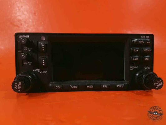 011-01060-00 GARMIN GNS-430W Gps/Nav/Comm) - 14/28 vdc - W/ Mount Tray And Backplate