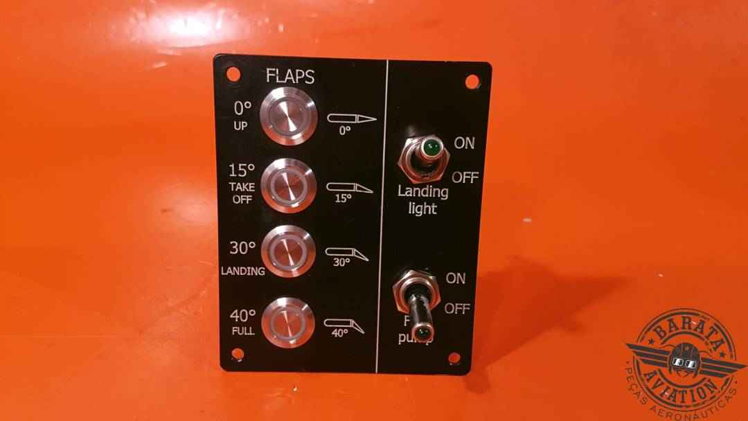 ONPOW/EXPERIMENTAL SWITCH PANEL  12 VDC P/N: GQ16