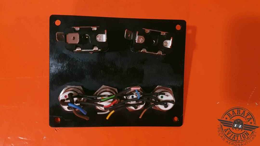 ONPOW/EXPERIMENTAL SWITCH PANEL  12 VDC P/N: GQ16