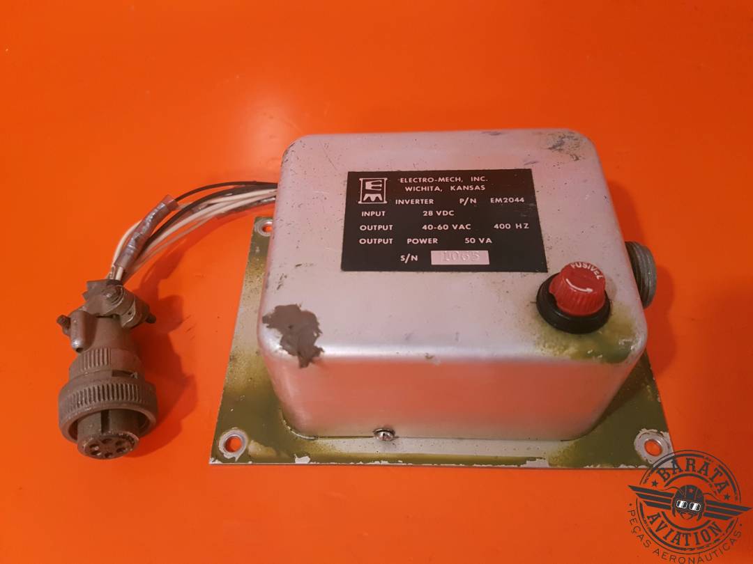 EM2044 ELECTRO MECH INVERTER INPUT 28 VDC/OUTPUT 40-60VAC 400 HZ