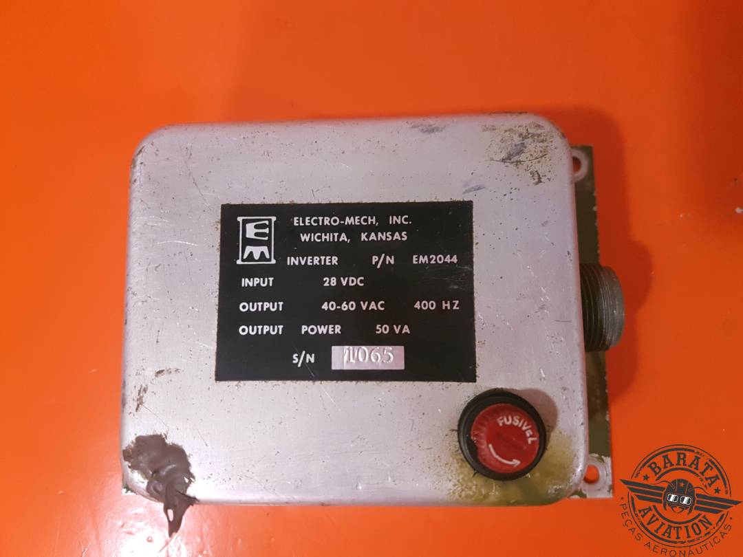 EM2044 ELECTRO MECH INVERTER INPUT 28 VDC/OUTPUT 40-60VAC 400 HZ