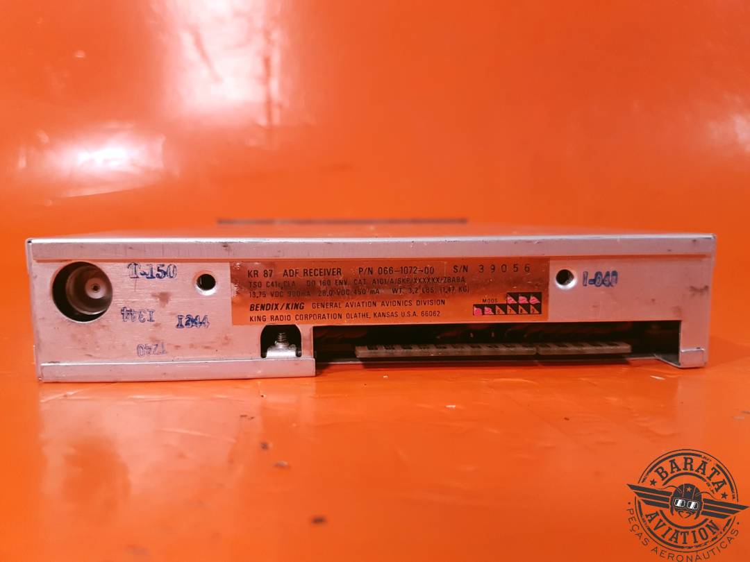 066-1072-00 BENDIX KING KR 87 ADF RECEIVER 13.75/28 VDC
