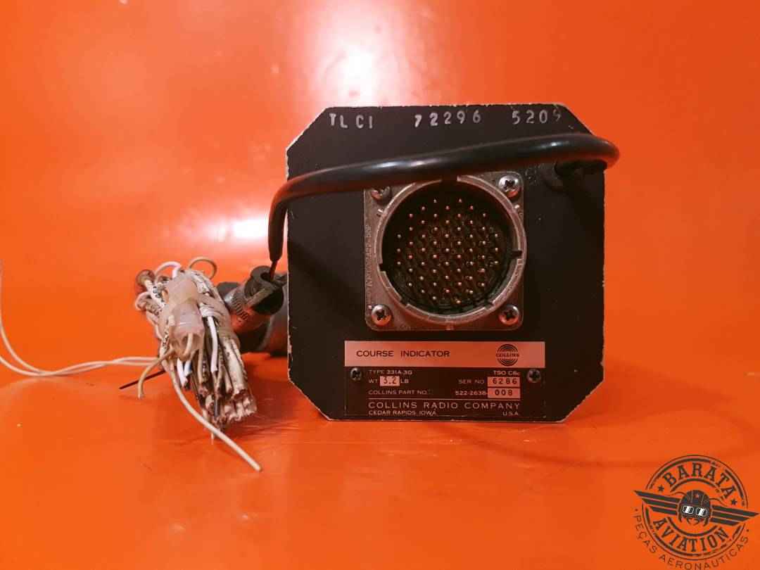 522-2638-008 COLLINS RADIO COURSE  INDICATOR