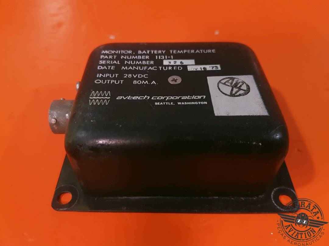 1131-1 AVTECH MONITOR BATTERY TEMPERATURE
