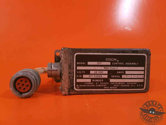 377-02808 EDISON FIRE DETECTION CONTROL 28 VDC