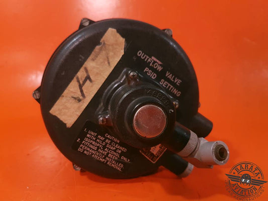 103576-12 AIRESEARCH VALVE-NORMAL OUTFLOW PRESSURIZATION CONTROLS