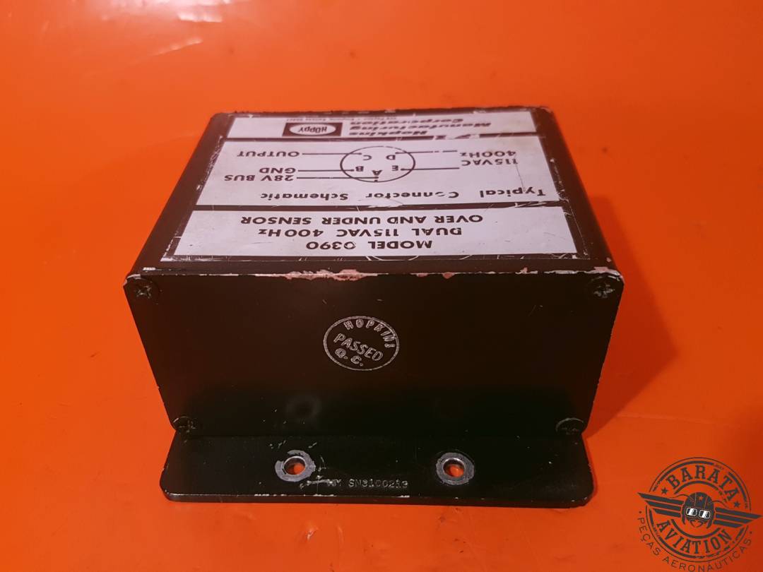 0390 HOPKINS DUAL OVER AND UNDER SENSOR 115 VAC/400HZ/28V