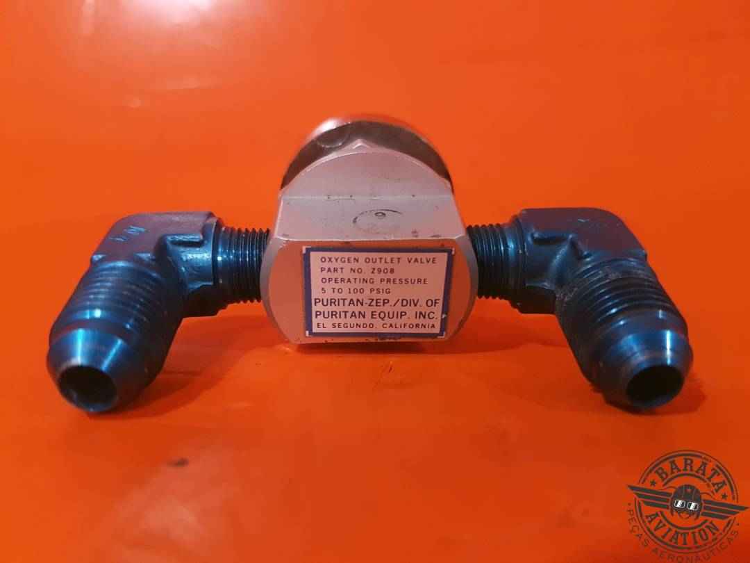 Z908 PURITAN Z908 OXIGEN OUTLET VALVE  5 TO - 100 PSIG