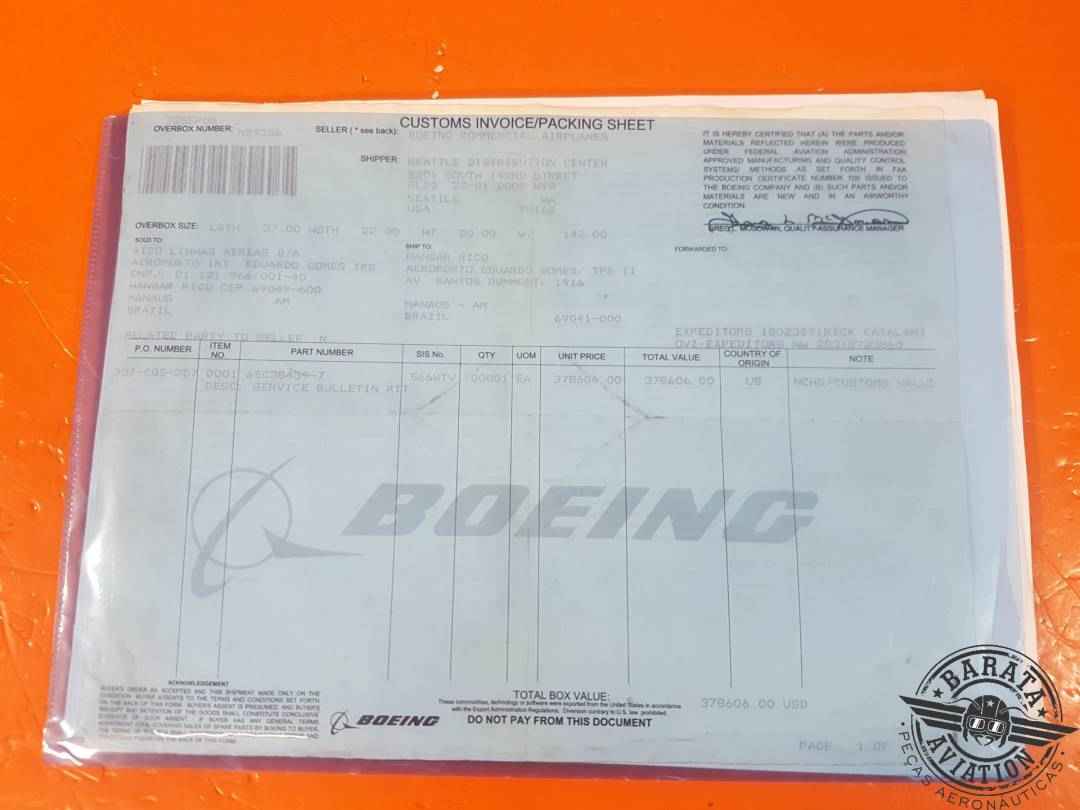 65C38439-7 BOEING 737 SERVICE BULLETIN KIT