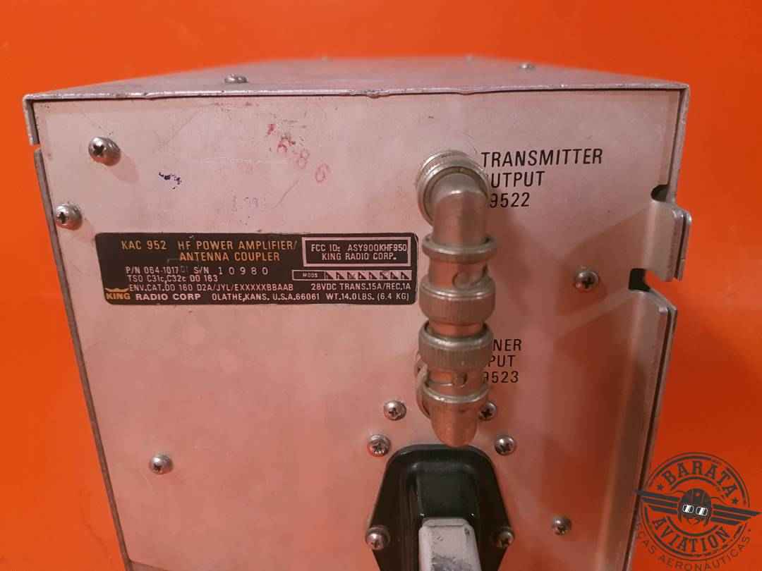 064-1017-01 Bendix KAC-952 HF Power Amplifier Antenna Coupler 28VDC