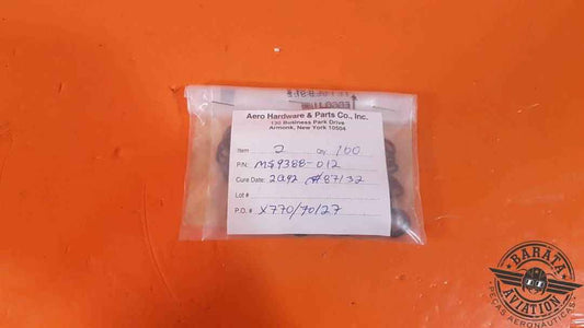 MS9388-012 O-Ring Pacote Com 100 Unidades