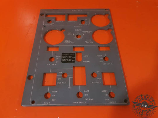 120-46014-001 Embraer Aircraft Placard