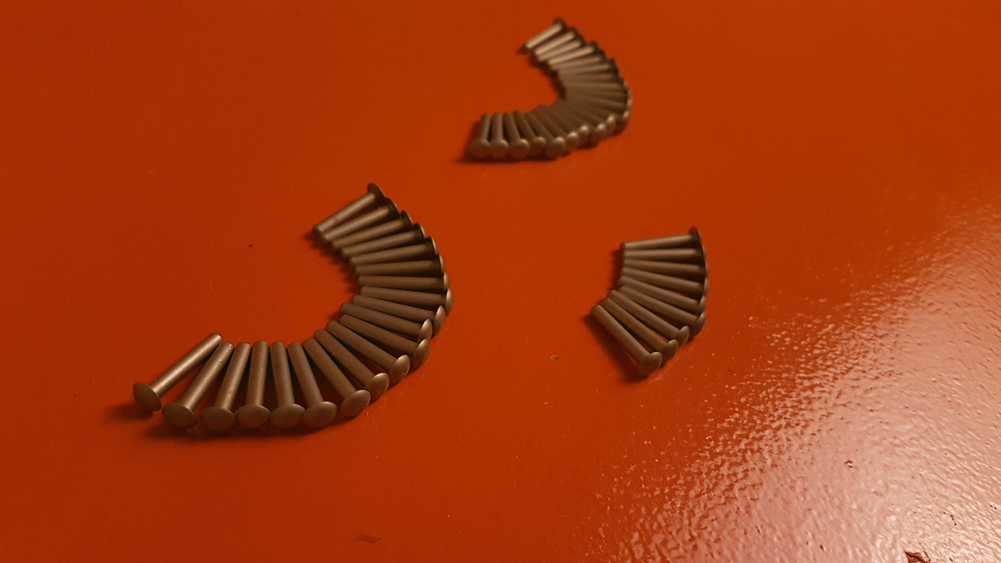 AN470A-4-12 Solid Aluminum Rivets Kit - w/ 49 units.