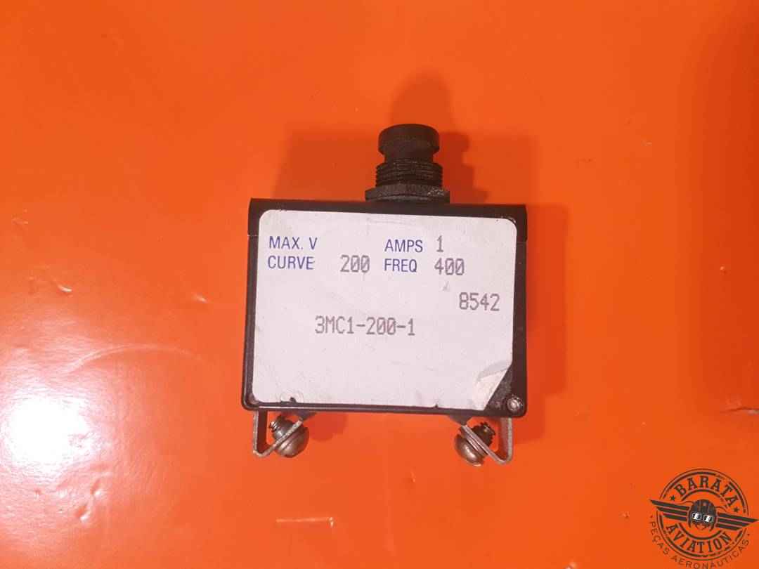 3MC1-200-1 Klixon Circuit Breaker 1 Amp