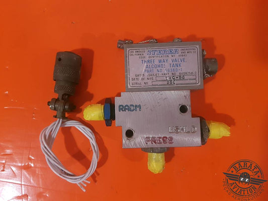 6608258-2 Gates Learjet/Esterer Three Way Valve
