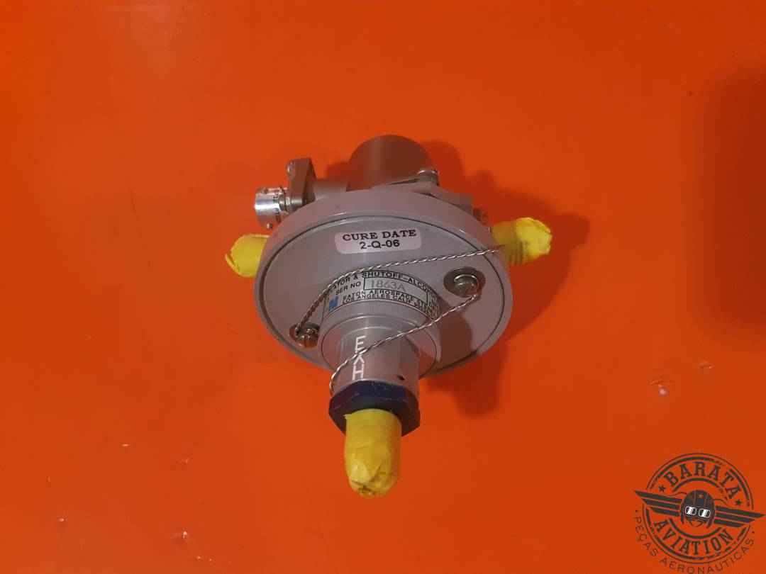 6608257-1 Gates Learjet Pressure Regulator Shutoff Valve Assy
