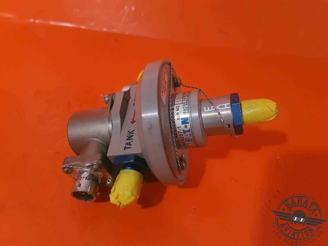 6608257-1 Gates Learjet Pressure Regulator Shutoff Valve Assy