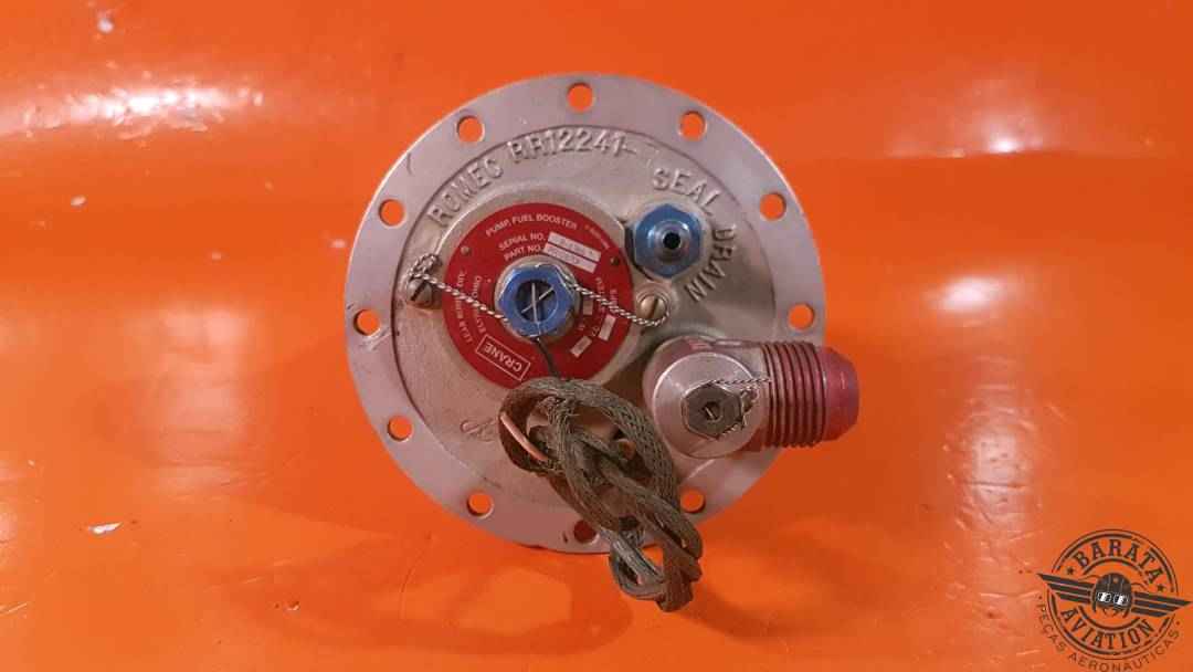 RR12670F Lear Romec Fuel Boost Pump Assy - 26 Vdc - 9.5 Amps