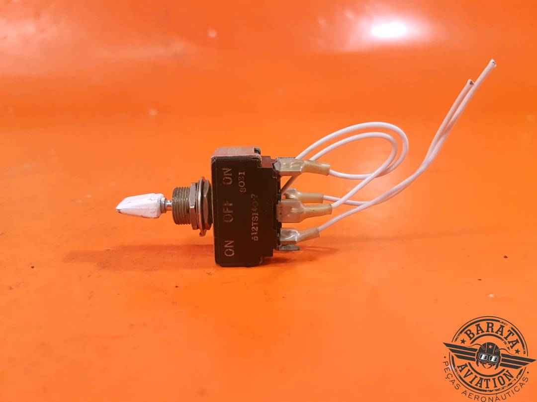 512TS140-7 Micro Switch Momentary Switch And Knob - On/Off/On .