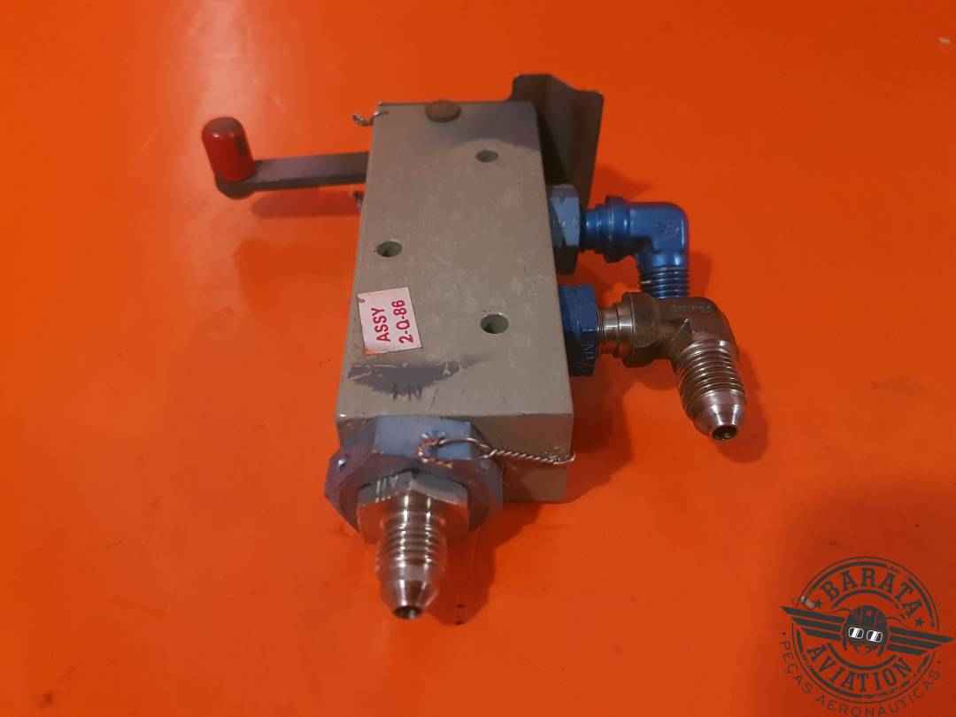 53620-6C Sterer Valve Assy - Emergency Gear Extend Pneumatic - 3000 Psi