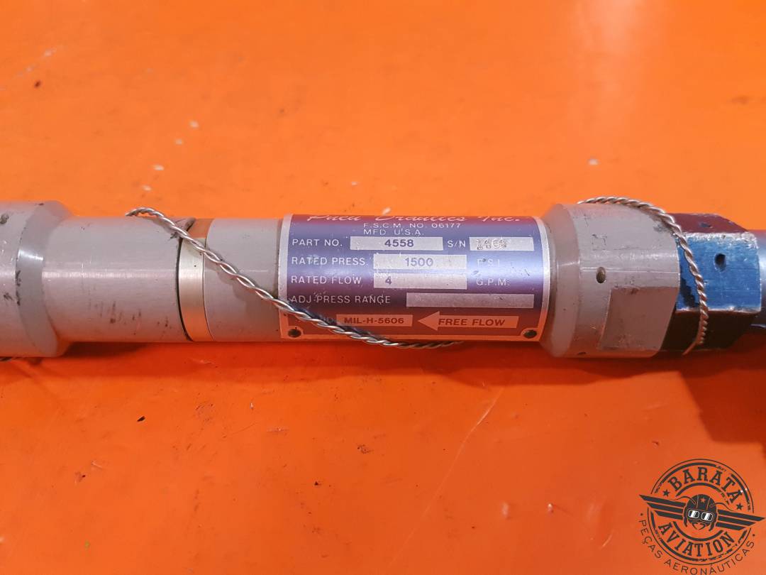 4558 Tire Draulics Hydraulic Relief Valve assy