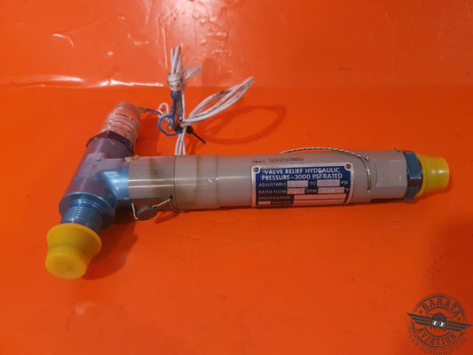 1248 Conjunto de válvula hidráulica de alivio de presión - 3000 PSI