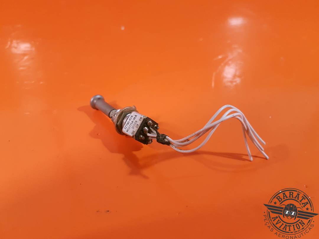 MS27754-38A Toggle Switch - Locking Lever - On/On/On