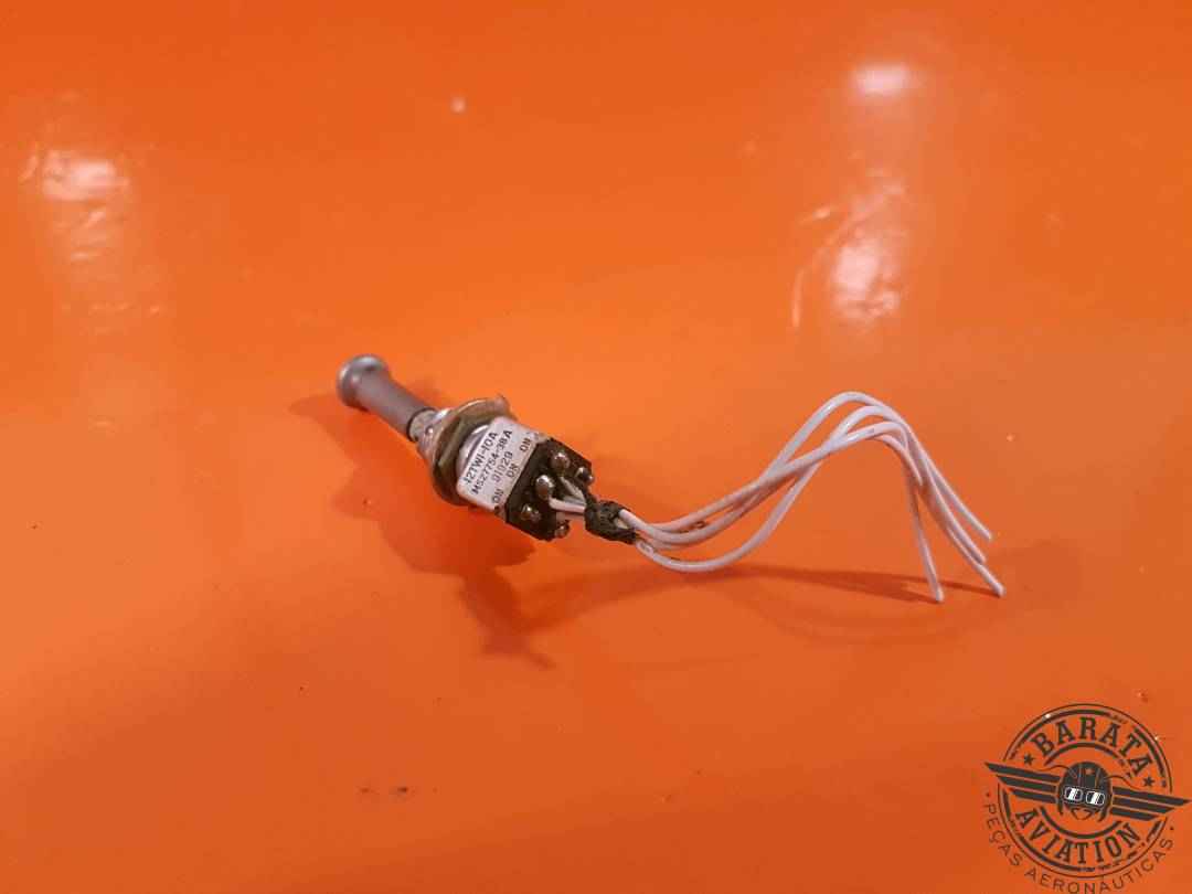MS27754-38A Toggle Switch - Locking Lever - On/On/On