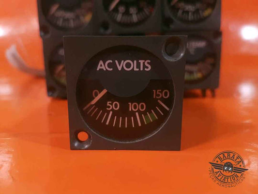 4007-3002 Insco Learjet A.C. Volts Indicator - Range 0-150 Vac